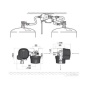 Редуктор Truma DuoControl M20-RVS8(10), 30мБар, 1,5кг/ч, вертикальный